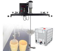 The Pneumatic Paint Mixer StirrerCommercial Electric Paint Mixer with Foldable Impeller, Heavy-Duty 1 Ton Stirring Machine for Industrial Use, Efficient Paint Mixing Tool, Ideal for Professi