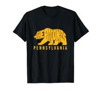 The Poconos Bear Silhouette Pennsylvania Hiking Camping T-Shirt