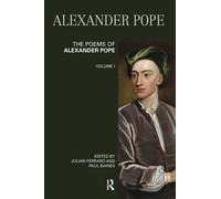 The Poems of Alexander Pope: Volume One