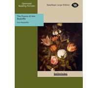 The Poems of Ann Radcliffe