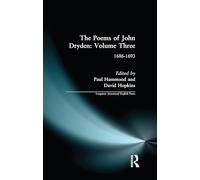 John Dryden – The Poems of John Dryden: Volume Three: 1686–1693 – Longman Annotated English Poets