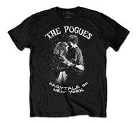 The Pogues Fairy-Tale of New York Official Tee T-Shirt Mens Unisex (Medium) Black