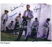 The Pogues FULLY SIGNED Photo 1st Generation PRINT Ltd 150 + Certificate (1)