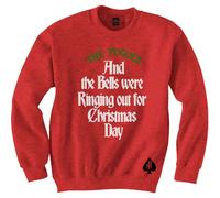 The Pogues Sweatshirt Bells Were Ringing Out Logo new Official Unisex Red