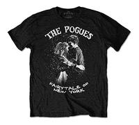 The Pogues T Shirt Fairytale of York Band Logo Official Mens Black M
