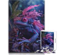 The Poison Dart Frog Jigsaw for Adults 1000 Pieces Focus Building Educational Activity for Festive Occasions Size 50x75cm