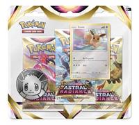 The Pokémon Company Int. Inc. | Pokemon TCG: Sword & Shield 10 Astral Radiance 3-Pack Booster Display | Card Game | Ages 6+ | 2 Players | 15 Minutes Playing Time