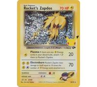 The Pokemon Company International Pokemon Single Card ROCKET'S ZAPDOS Celebrations CLASSIC COLLECTION, Multicolored