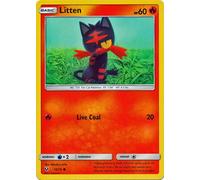 THE POKEMON COMPANY INTERNATIONAL Single Card LITTEN 15/73 Shining Legends