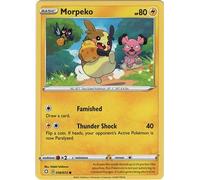 The Pokemon Company International Single Card MORPEKO 036/072 SHINING FATES, Multicolored