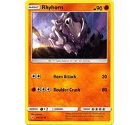 THE POKEMON COMPANY INTERNATIONAL Single Card RHYHORN 93/214 UNBROKEN BONDS