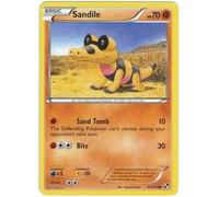 THE POKEMON COMPANY INTERNATIONAL Single Card SANDILE 63/114 BLACK & WHITE Base