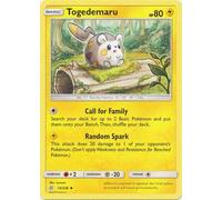 The Pokemon International Single Card TOGEDEMARU 73/236 COSMIC ECLIPSE, Multicolored
