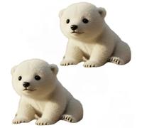 The Polar Bear Soft Toy, Ultra-Soft Polar Bear Soft Toy For Emotional Support, The Pandy Hug Motion With Ultra-Soft Fur, The Comfort Hug You Have (2PCS)
