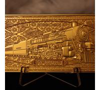 The Polar Express 24k Gold Plated Train Ticket