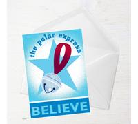 The Polar Express Believe Greetings Card - Large Card