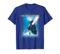 The Polar Express Big Train T-Shirt, Men, Royal Blue, Medium