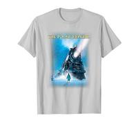 The Polar Express Big Train T-Shirt, Men, Silver Grey, XX-Large