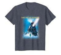 The Polar Express Big Train T-Shirt, Youth, Heather Blue, 2T