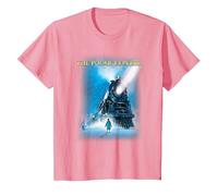 The Polar Express Big Train T-Shirt, Youth, Pink, Small