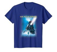 The Polar Express Big Train T-Shirt, Youth, Royal Blue, X-Small