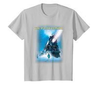 The Polar Express Big Train T-Shirt, Youth, Silver Grey, 2T