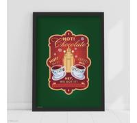 The Polar Express Print - Hot Chocolate Poster Christmas Wall Art (29.7cm x 42cm - A3)