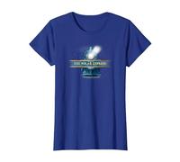 The Polar Express Train Logo T-Shirt, Women, Royal Blue, X-Large
