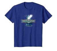 The Polar Express Train Logo T-Shirt, Youth, Royal Blue, Medium