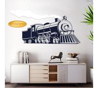 The Polar Express Wall Sticker - The Polar Express Train Decal Christmas Wall Art (60cm Width x 30cm Height)