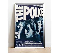 The Police 1980 Second Album German Concert Live Tour Poster :: Huge 36"x24" Poster Print Similar (Slightly Larger) to A1 Size : Vintage Reproduction BRING YOUR WALLS TO LIFE !