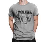 The Police Band Vintage Men T Shirt, Cotton Tee, Men's Women's Sizes Grey