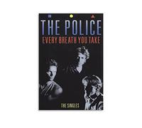 The Police - Every Breath You Take Vintage Poster Canvas Print Wall Art Retro Decorative Painting for Home Bedroom Living Room Decor08x12inch(20x30cm)