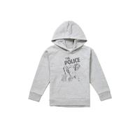 The Police Japanese Photo Youth Kids Pull-Over Hoodie, Athletic Heather The Police Grey 12-13 Years