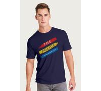 The Police Men's Synchronicity 3 Stripes T-Shirt in Navy | Size: Medium The Police Navy M