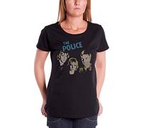 The Police -Outlandos D'Amoour- girl's black fit tee (Medium)