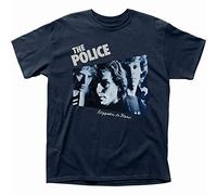 The Police Reggatta De Blanc T Shirt Mens Rock N Roll Band Navy