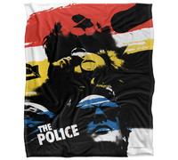 The Police Silky Stripes Supersoft Blanket Multicoloured (One Size)