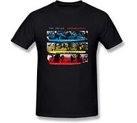 The Police Synchronicity Printed T-Shirt Mens Unisex Black Tees XL