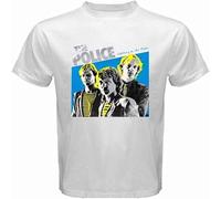The Police Walking On The Moon English Men's T-Shirt White L