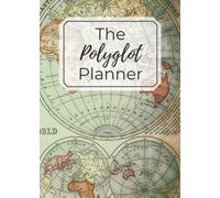 The Polyglot Planner - 3 Month Undated Language Learning Planner, 200 Pages, Student Calendar, White, A5