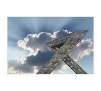 The Polygon, an architectural masterpiece，Jigsaw Puzzles for Adults 1000 Piece, Teens Boys Girls Puzzles Sturdy Tight Fitting Pieces,Letters On Back for Ideal Challenging And Gift（50x70cm）-AL46