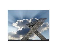 The Polygon, an architectural masterpiece，Jigsaw Puzzles Puzzles for Adults Kids. 1000 Piece Impossible Challenge Toy Educational Game for Adults& Kids Age 14 Years Up 1000pcs（75x50cm）-G2