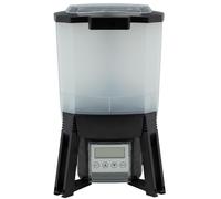 The Pond Guy KoiGrower Automatic Pond Fish Food Dispenser, Solar, Battery & AC Electric Power, Auto Timed Koi Pellet Feeder, 5 Gallon Feed Container