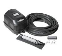 The Pond Guy Pond Aerator 1, Complete Aeration Kit, Water Garden Oxygenation Bubbler System Adds Oxygen to Koi & Fish Ponds, Outdoor Diaphragm Compressor Pump, Air Line & 1 Submersible Diffuser Stick