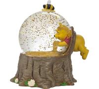 The Pooh Bear Musical Snow Globe, for The Love of Hunny - Resin/Glass - Collectible Birthday Gift, Holiday Present