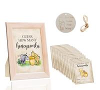 The Pooh Bear Themed Baby Shower Party Game Guess How Many Honeycombs 10Pcs Set H6-1
