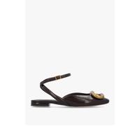 The Pop J Marc Fondant Leather Closed Toe Sandals - Brown Leather / 37