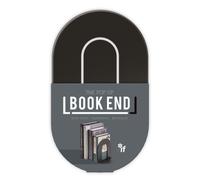 IF The Pop-Up Book End, Single Bookend, Contemporary Colours - Black