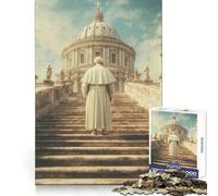 The Pope Ascends to The Vatican Dome 1000 Pieces Puzzles for Teenagers Brain Tease Toy Home Activity Premium Cut Santa Wish Item (38x26cm)